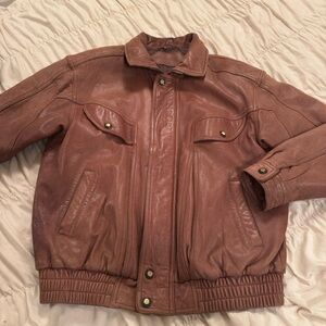 Men's Brown Leather Jacket